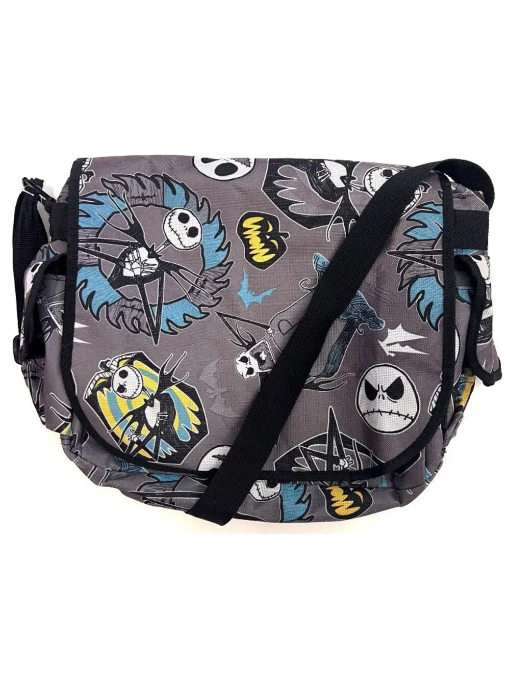 Disney Nightmare Before Christmas Jack Large Messenger Crossbody School Bag